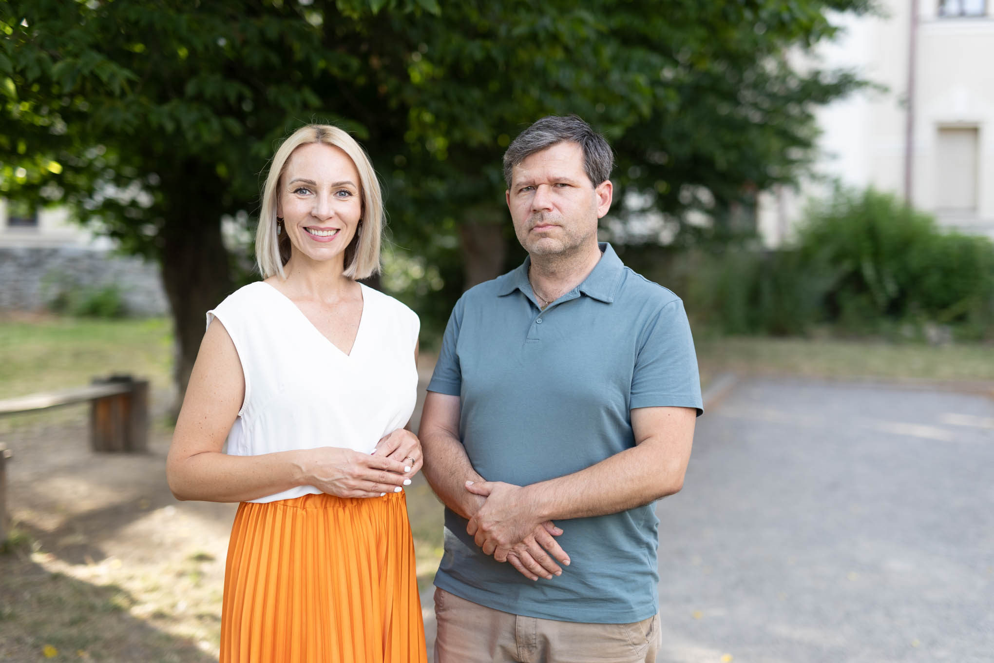 Pavol Puskeiler s Dianou Javorčíkovou